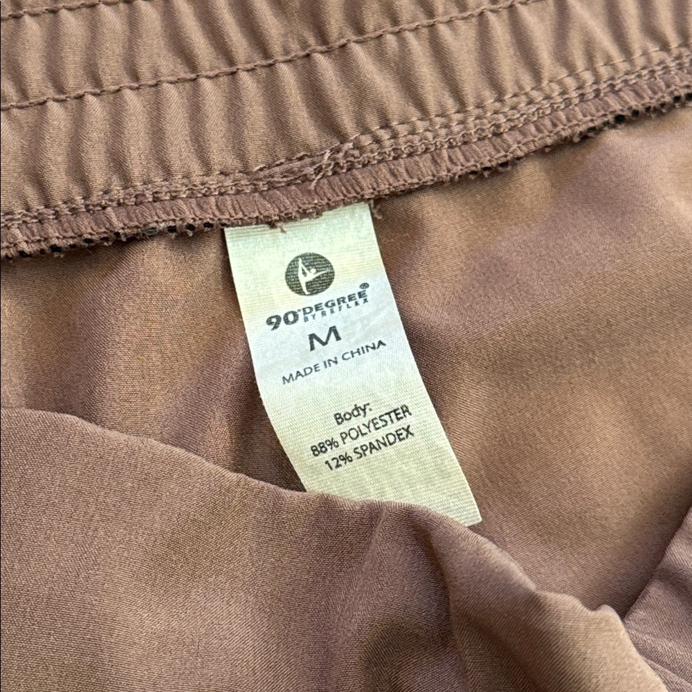 90 Degree By Reflex Women's Purple Pink Mauve Cargo Pants Lightweight Medium - Picture 4 of 12